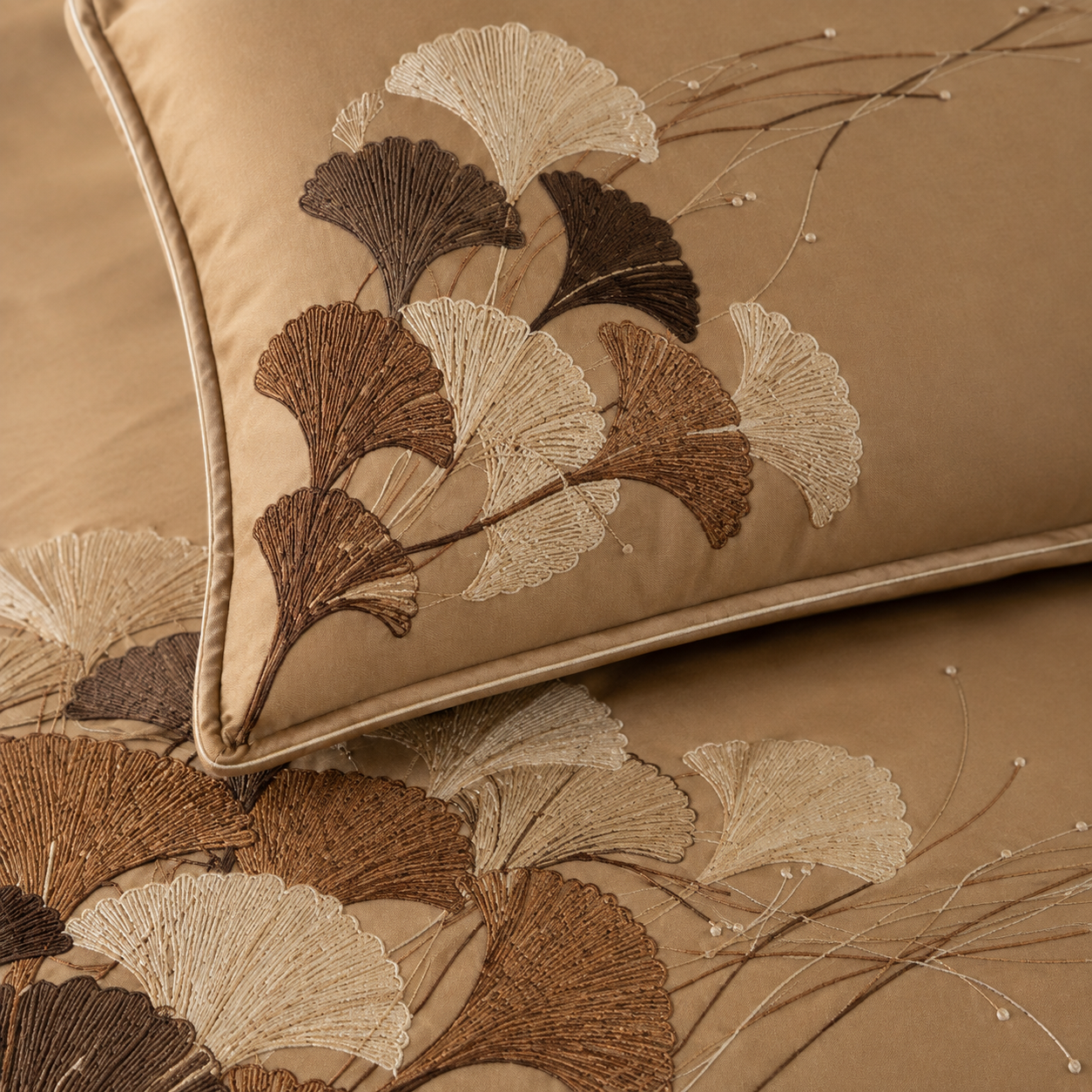Ginkgo Fan Reverie Four-Piece Bedding Set