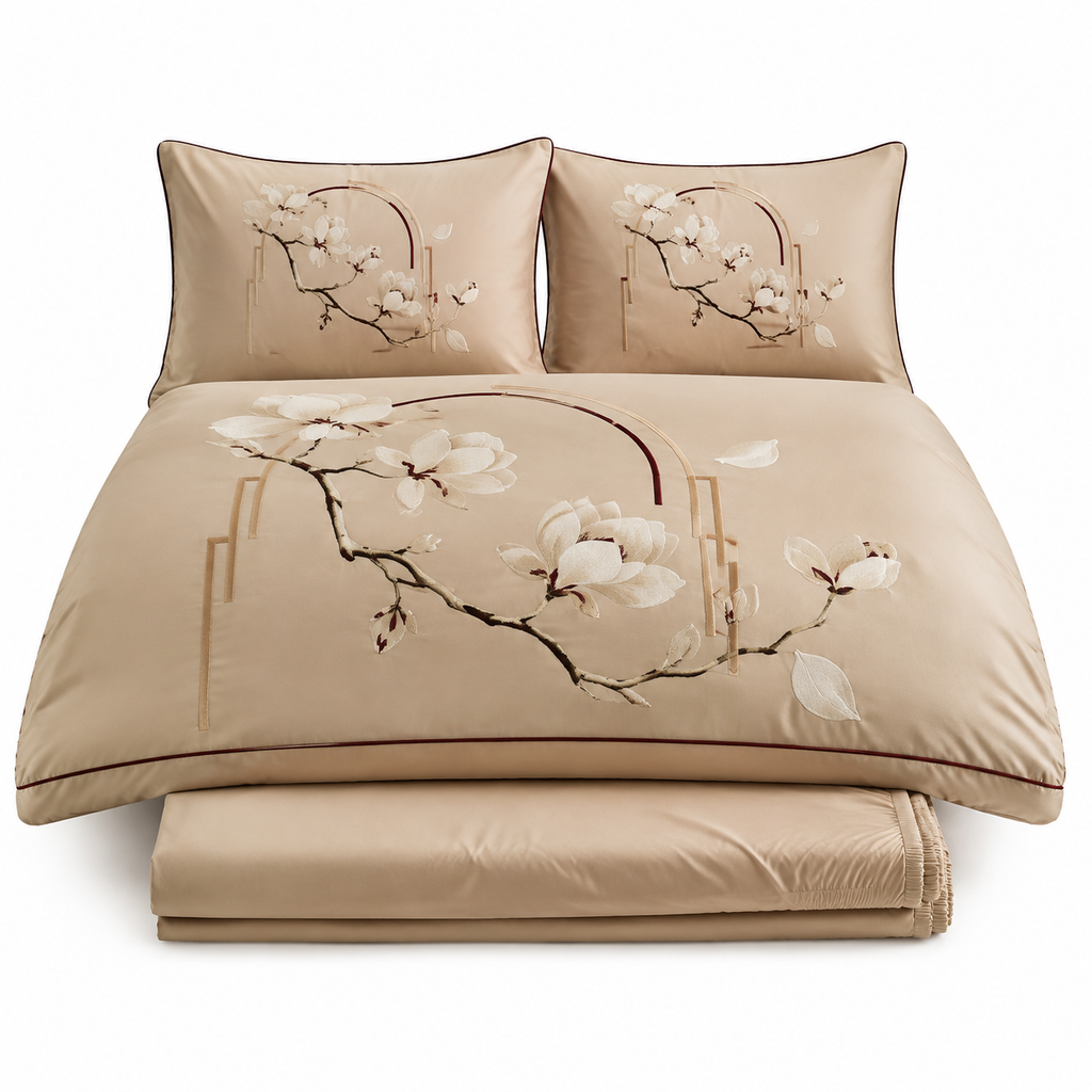 Magnolia Window Four-Piece Bedding Set