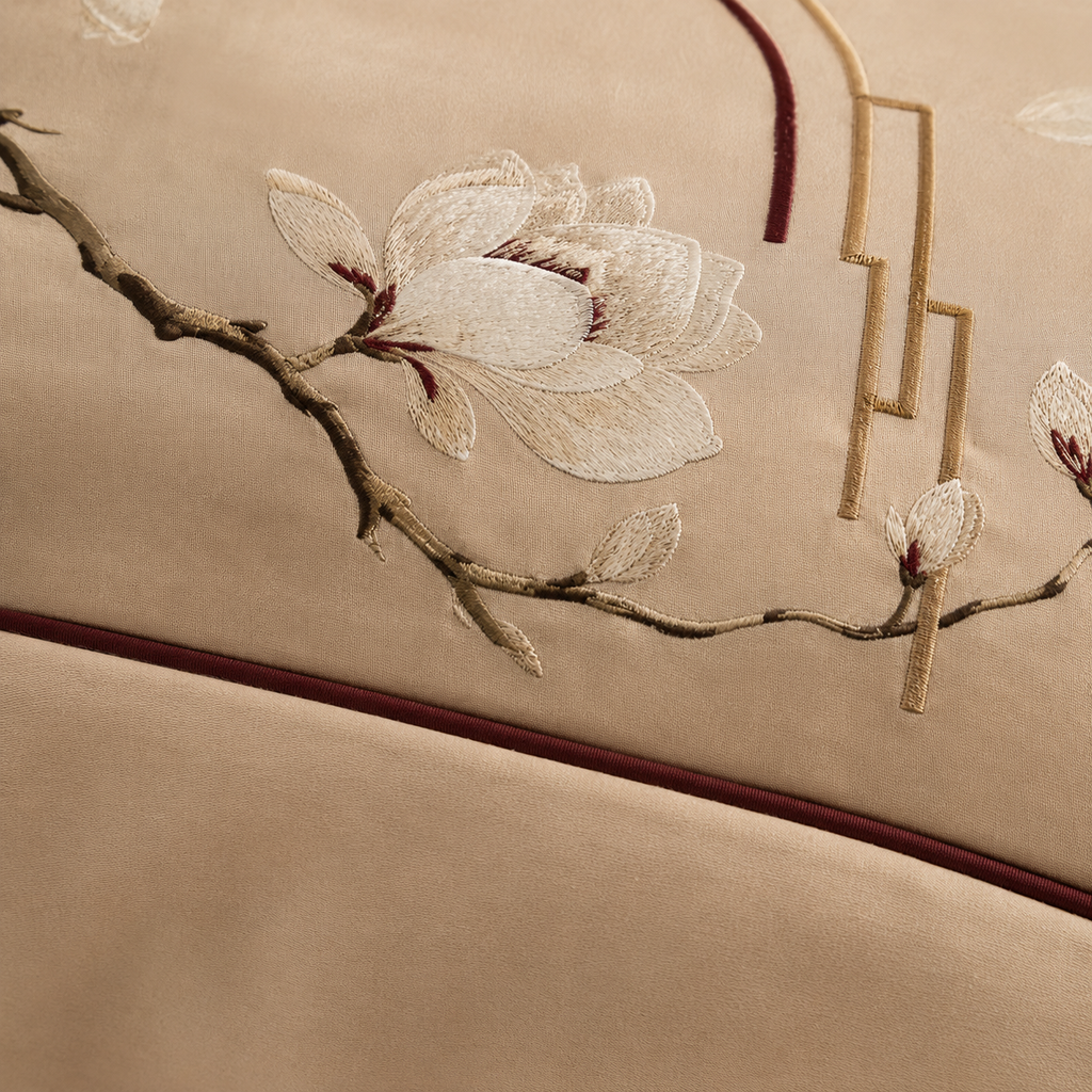 Magnolia Window Four-Piece Bedding Set
