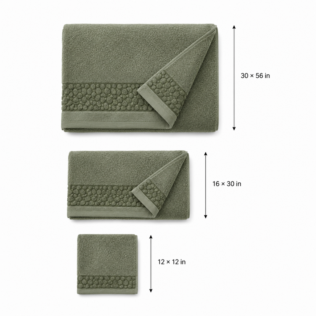 PebbleEdge Towel Set