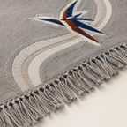 Riverpath Swallow Embroidered Throw