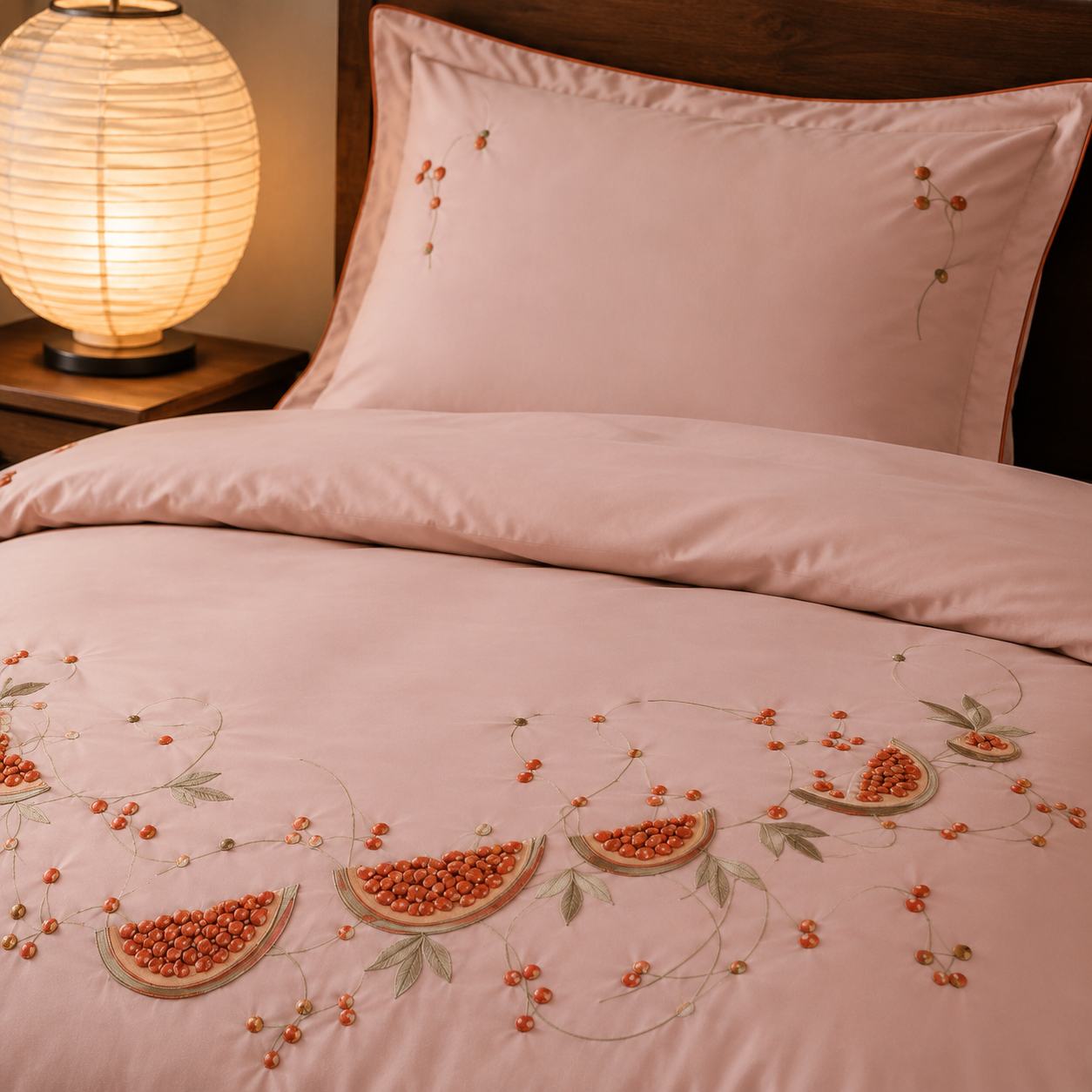 Seedstar Pomegranate Four-Piece Bedding Set